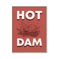 Picture of Hot Dam _GroupedProduct_Rectangle_Portrait_Canvas_Framed_