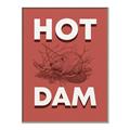 Picture of Hot Dam _GroupedProduct_Rectangle_Portrait_Canvas_Framed_