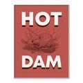 Picture of Hot Dam _GroupedProduct_Rectangle_Portrait_Canvas_Framed_