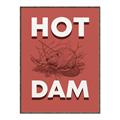 Picture of Hot Dam _GroupedProduct_Rectangle_Portrait_Canvas_Framed_