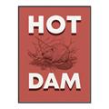 Picture of Hot Dam _GroupedProduct_Rectangle_Portrait_Canvas_Framed_