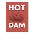 Picture of Hot Dam _GroupedProduct_Rectangle_Portrait_Canvas_Framed_