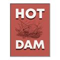 Picture of Hot Dam _GroupedProduct_Rectangle_Portrait_Canvas_Framed_