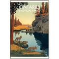 Picture of The Provincial Wild _GroupedProduct_Rectangle_Portrait_Canvas_Framed_