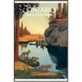 Picture of The Provincial Wild _GroupedProduct_Rectangle_Portrait_Canvas_Framed_