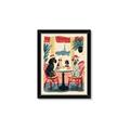 Picture of Café Canine _GroupedProduct_Rectangle_Portrait_Framed_Matted_