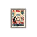 Picture of Café Canine _GroupedProduct_Rectangle_Portrait_Framed_Matted_