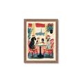 Picture of Café Canine _GroupedProduct_Rectangle_Portrait_Framed_Matted_