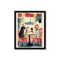 Picture of Café Canine _GroupedProduct_Rectangle_Portrait_Framed_Matted_