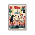 Picture of Café Canine _GroupedProduct_Rectangle_Portrait_Framed_Matted_