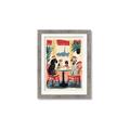 Picture of Café Canine _GroupedProduct_Rectangle_Portrait_Framed_Matted_