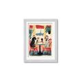 Picture of Café Canine _GroupedProduct_Rectangle_Portrait_Framed_Matted_