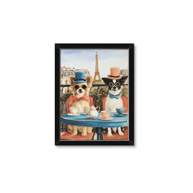 Picture of Tea Time at the Tower _GroupedProduct_Rectangle_Portrait_Framed_Matted_