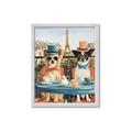 Picture of Tea Time at the Tower _GroupedProduct_Rectangle_Portrait_Framed_Matted_