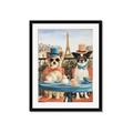 Picture of Tea Time at the Tower _GroupedProduct_Rectangle_Portrait_Framed_Matted_