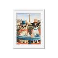 Picture of Tea Time at the Tower _GroupedProduct_Rectangle_Portrait_Framed_Matted_