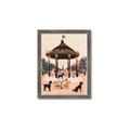 Picture of Le Petit Chien Tea Party _GroupedProduct_Rectangle_Portrait_Framed_Matted_