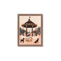Picture of Le Petit Chien Tea Party _GroupedProduct_Rectangle_Portrait_Framed_Matted_