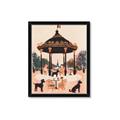 Picture of Le Petit Chien Tea Party _GroupedProduct_Rectangle_Portrait_Framed_Matted_