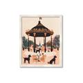 Picture of Le Petit Chien Tea Party _GroupedProduct_Rectangle_Portrait_Framed_Matted_
