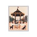 Picture of Le Petit Chien Tea Party _GroupedProduct_Rectangle_Portrait_Framed_Matted_
