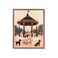 Picture of Le Petit Chien Tea Party _GroupedProduct_Rectangle_Portrait_Framed_Matted_