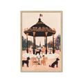 Picture of Le Petit Chien Tea Party _GroupedProduct_Rectangle_Portrait_Framed_Matted_