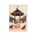Picture of Le Petit Chien Tea Party _GroupedProduct_Rectangle_Portrait_Framed_Matted_