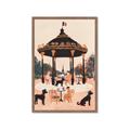 Picture of Le Petit Chien Tea Party _GroupedProduct_Rectangle_Portrait_Framed_Matted_