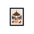 Picture of Le Petit Chien Tea Party _GroupedProduct_Rectangle_Portrait_Framed_Matted_