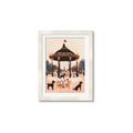 Picture of Le Petit Chien Tea Party _GroupedProduct_Rectangle_Portrait_Framed_Matted_