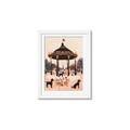 Picture of Le Petit Chien Tea Party _GroupedProduct_Rectangle_Portrait_Framed_Matted_