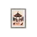 Picture of Le Petit Chien Tea Party _GroupedProduct_Rectangle_Portrait_Framed_Matted_