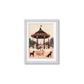 Picture of Le Petit Chien Tea Party _GroupedProduct_Rectangle_Portrait_Framed_Matted_