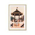 Picture of Le Petit Chien Tea Party _GroupedProduct_Rectangle_Portrait_Framed_Matted_
