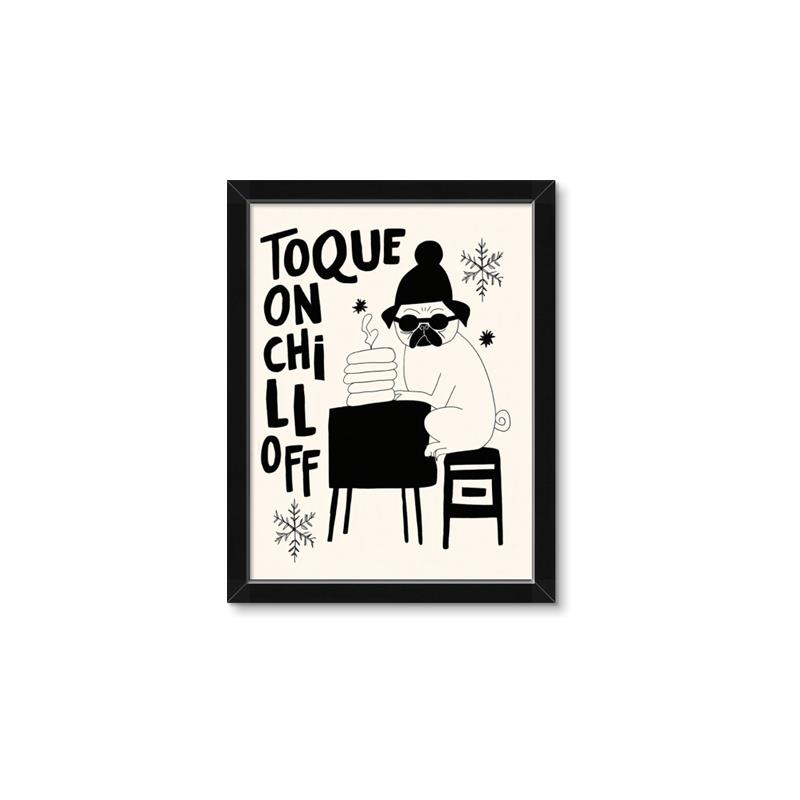 Picture of Toque on, Chill Off _GroupedProduct_Rectangle_Portrait_Framed_Matted_
