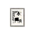 Picture of Toque on, Chill Off _GroupedProduct_Rectangle_Portrait_Framed_Matted_