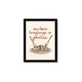 Picture of My Love Language is Poutine _GroupedProduct_Rectangle_Portrait_Framed_Matted_