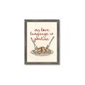 Picture of My Love Language is Poutine _GroupedProduct_Rectangle_Portrait_Framed_Matted_