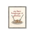 Picture of My Love Language is Poutine _GroupedProduct_Rectangle_Portrait_Framed_Matted_