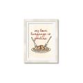 Picture of My Love Language is Poutine _GroupedProduct_Rectangle_Portrait_Framed_Matted_