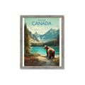 Picture of Canadian Brown Bear _GroupedProduct_Rectangle_Portrait_Framed_Matted_