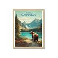 Picture of Canadian Brown Bear _GroupedProduct_Rectangle_Portrait_Framed_Matted_