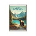 Picture of Canadian Brown Bear _GroupedProduct_Rectangle_Portrait_Framed_Matted_