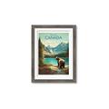 Picture of Canadian Brown Bear _GroupedProduct_Rectangle_Portrait_Framed_Matted_