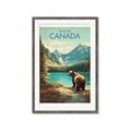 Picture of Canadian Brown Bear _GroupedProduct_Rectangle_Portrait_Framed_Matted_