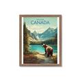 Picture of Canadian Brown Bear _GroupedProduct_Rectangle_Portrait_Framed_Matted_