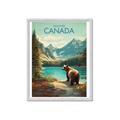 Picture of Canadian Brown Bear _GroupedProduct_Rectangle_Portrait_Framed_Matted_