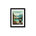 Picture of Canadian Brown Bear _GroupedProduct_Rectangle_Portrait_Framed_Matted_
