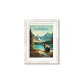 Picture of Canadian Brown Bear _GroupedProduct_Rectangle_Portrait_Framed_Matted_